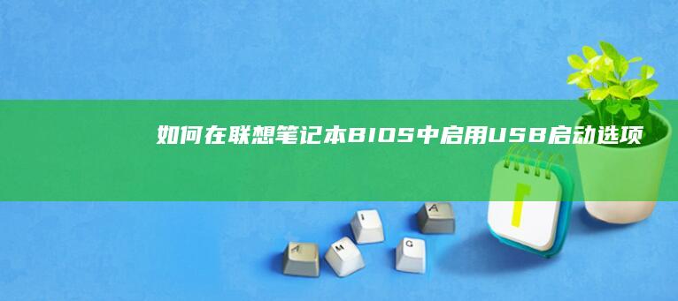 如何在联想笔记本BIOS中启用选项