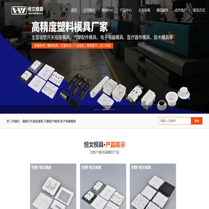 外贸墙壁开关插座塑料模具